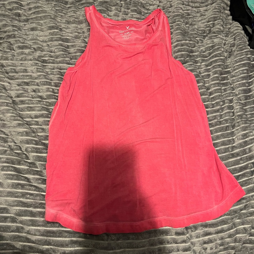 American Eagle Outfitters Pink Tank Top